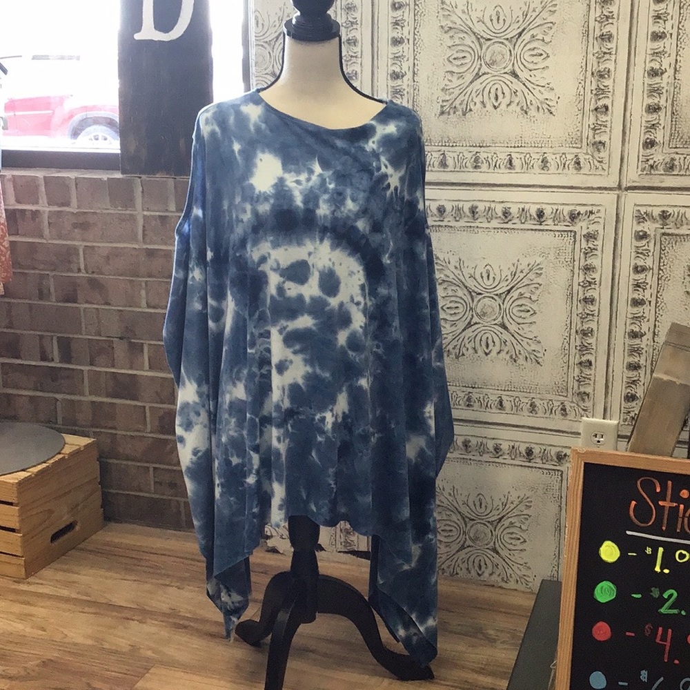 One size tie dye top